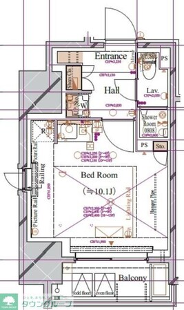 ブランシエスタ浅草蔵前の物件間取画像